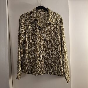 Julie Mitchell Urban Collection Women's Patterned Long Sleeve Shirt